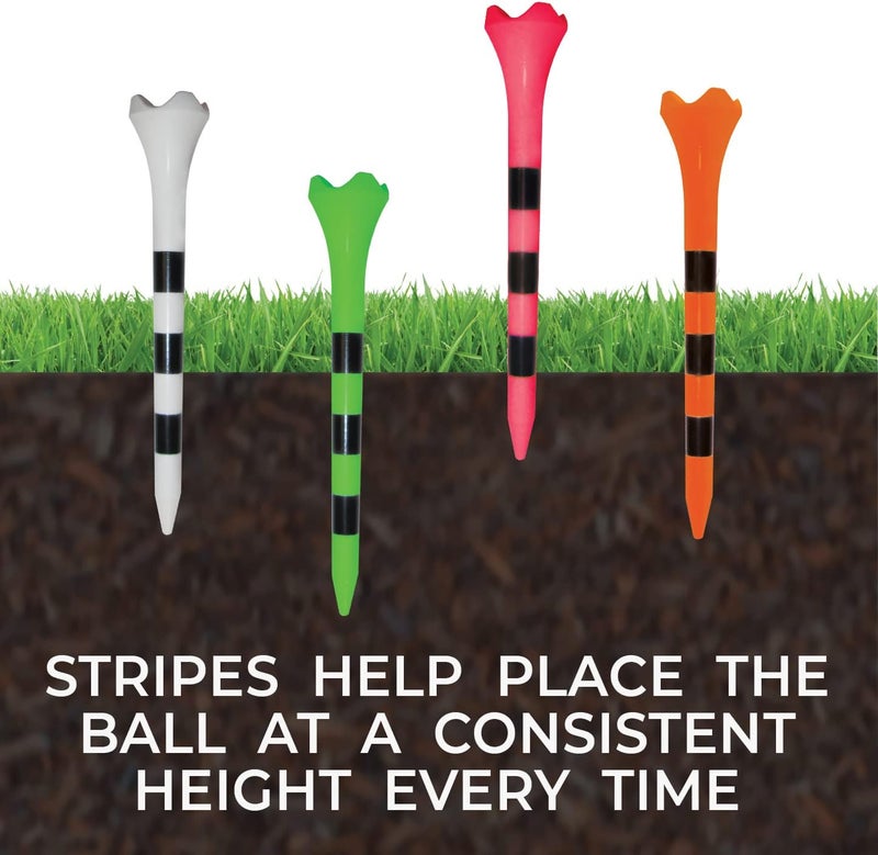 PRIDE GOLF TEE 2-3/4" Pride Performance Golf Tee Striped, 100 Count - Image 5